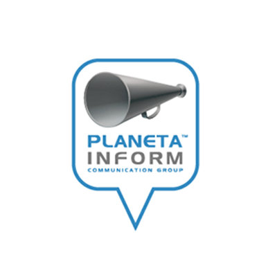 Логотип компании Planeta Inform Film Distribution
